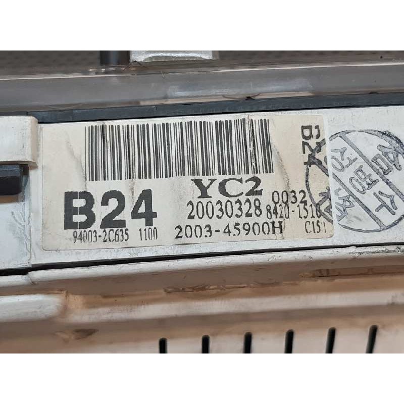 Recambio de cuadro instrumentos para hyundai coupe (gk) 2.0 fx full referencia OEM IAM 200303288420 - Rojo 5