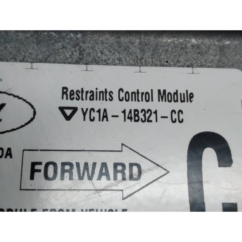 Recambio de centralita airbag para ford transit mod.2000 caja abierta 2.4 tde cat referencia OEM IAM YC1A14B321CC - Blanco 2