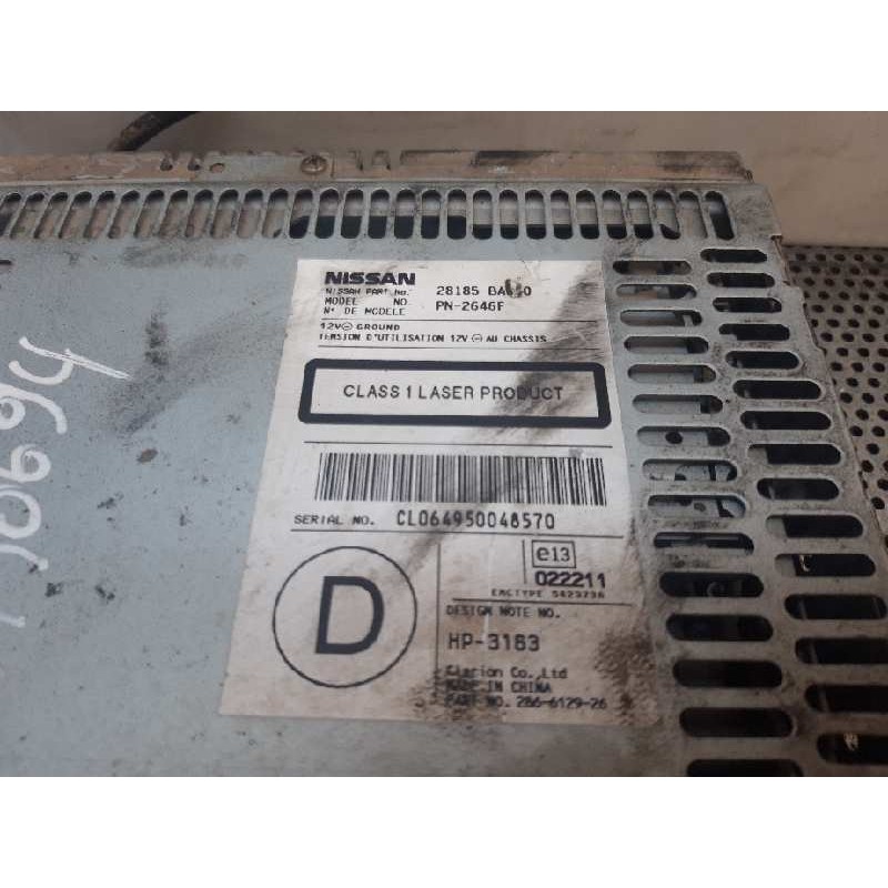 Recambio de cargador cd para nissan primera berlina (p12) tekna referencia OEM IAM - Gris 2