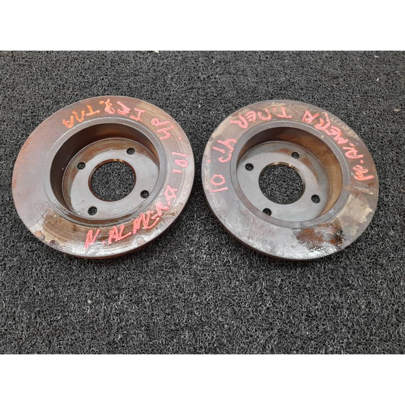 Recambio de disco de freno trasero para nissan almera (n16/e) referencia OEM IAM  77692 