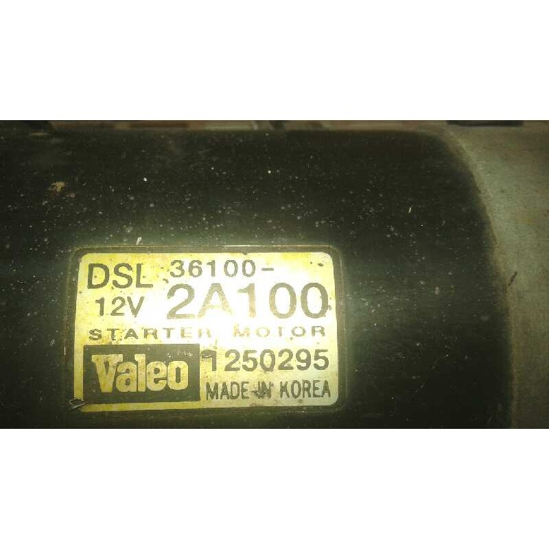 Recambio de motor arranque para hyundai i30 1.6 crdi cat referencia OEM IAM 361002A100 1250295 VALEO - Negro 3