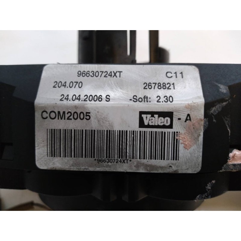 Recambio de mando luces para peugeot 207 xs referencia OEM IAM 96630724XT  COM2005 3