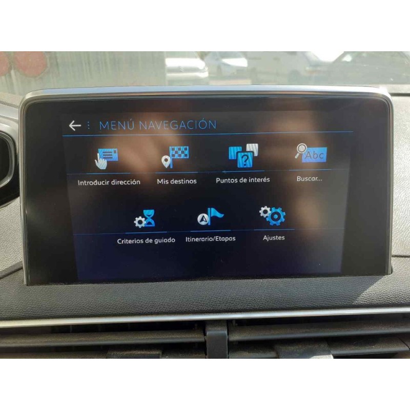 Recambio de pantalla multifuncion para peugeot 3008 allure referencia OEM IAM 5