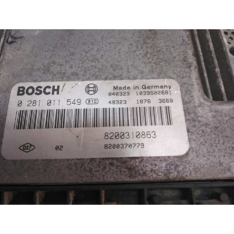 Recambio de centralita motor uce para renault scenic ii confort dynamique referencia OEM IAM 0281011549 BOSCH - Gris 2