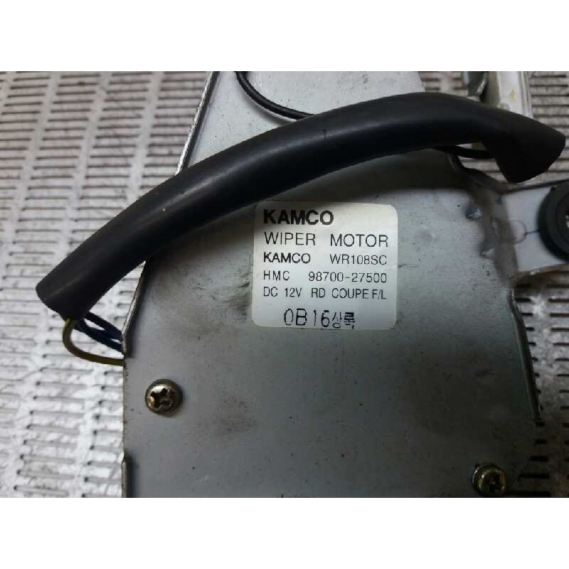Recambio de motor limpia trasero para hyundai coupe (rd) 1.6 16v cat referencia OEM IAM 9870027500 - Rojo 2