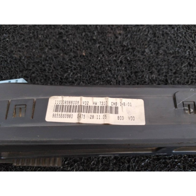 Recambio de cuadro instrumentos para citroën xsara picasso 1.6 16v sx top referencia OEM IAM 9655660980 966009 VDO - Azul 4