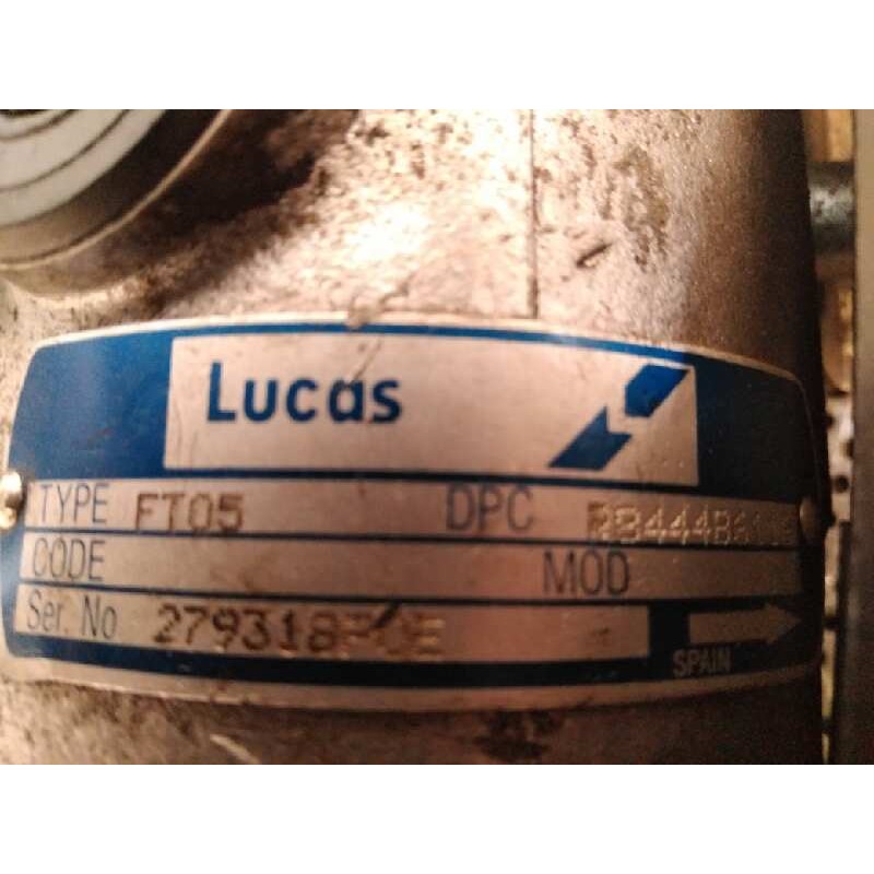 Recambio de bomba inyeccion para fiat bravo (182) 1.9 turbodiesel referencia OEM IAM R8444B611B FT05 2