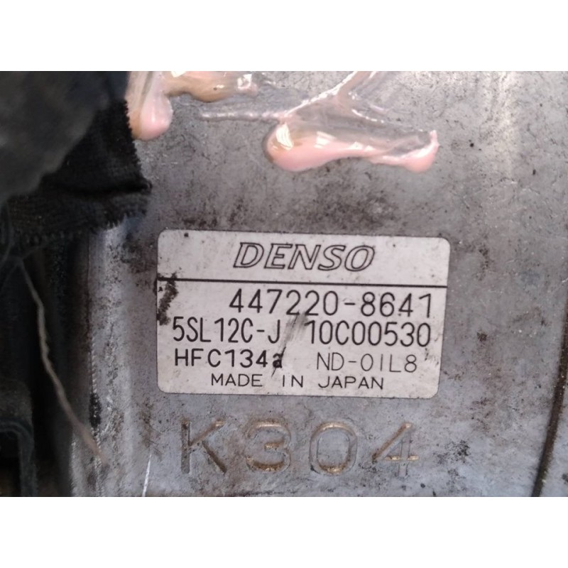 Recambio de compresor aire acondicionado para fiat stilo (192) 1.9 jtd cat referencia OEM IAM 4472208641 5SL12CJ 10C00530 - Gris 3