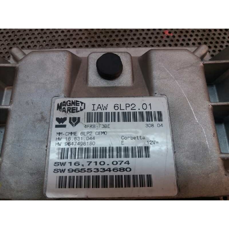 Recambio de centralita motor uce para peugeot 307 (s1) xr referencia OEM IAM 9647498180 IAW6LP201 2