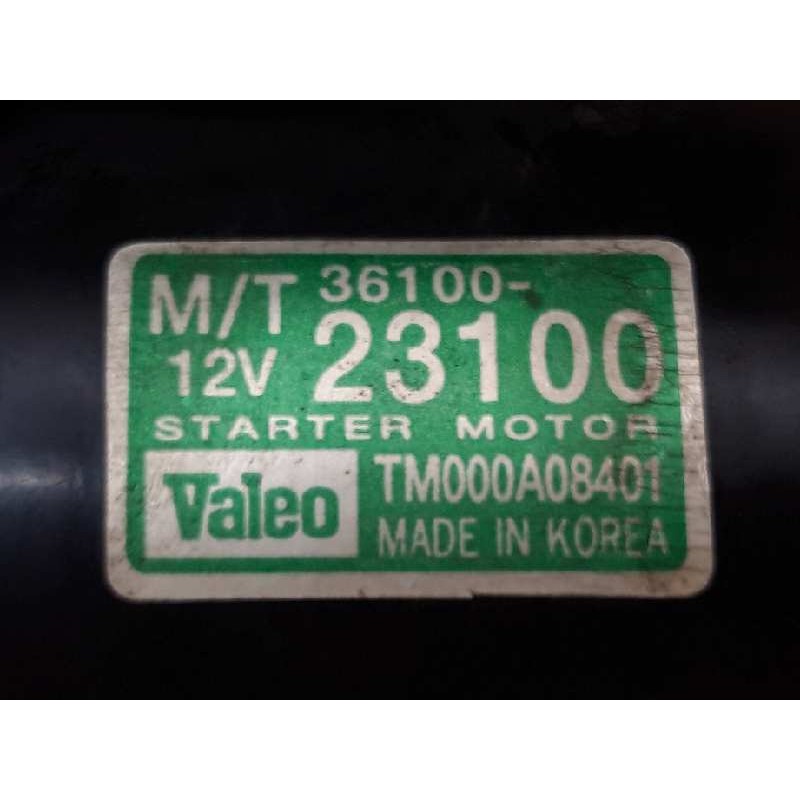 Recambio de motor arranque para hyundai coupe (gk) 2.0 fx full referencia OEM IAM 3610023100 TM000A088401 VALEO - Rojo 3