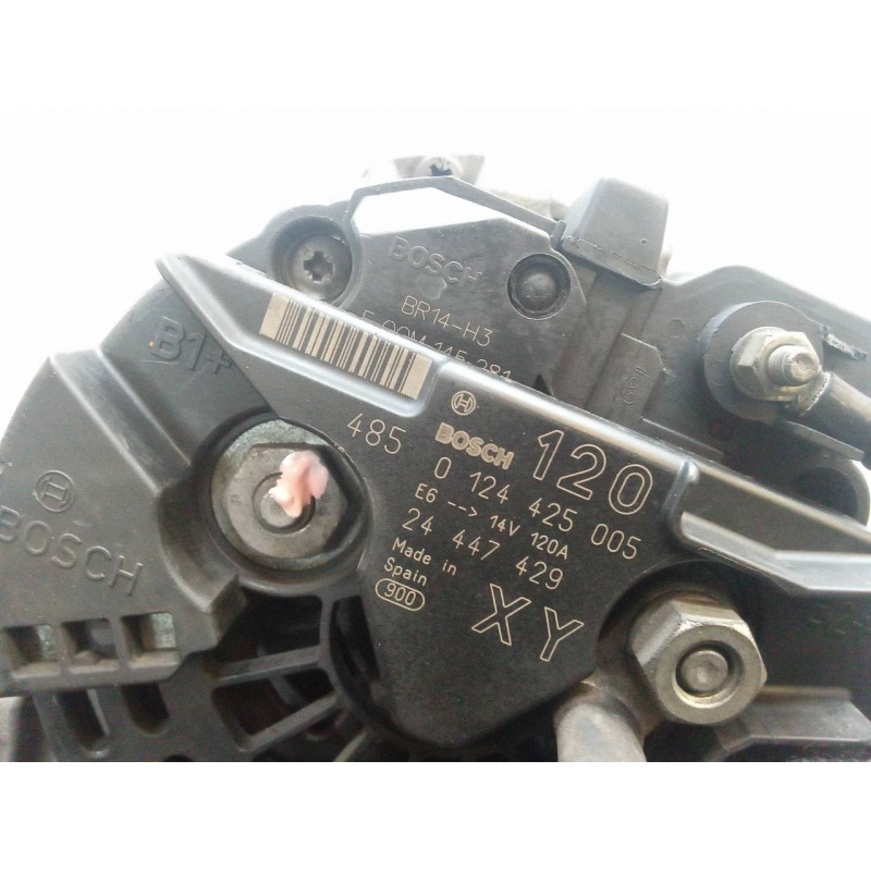 Recambio de alternador para opel astra h berlina cosmo referencia OEM IAM 0124425005 24447429 BOSCH - Negro 3