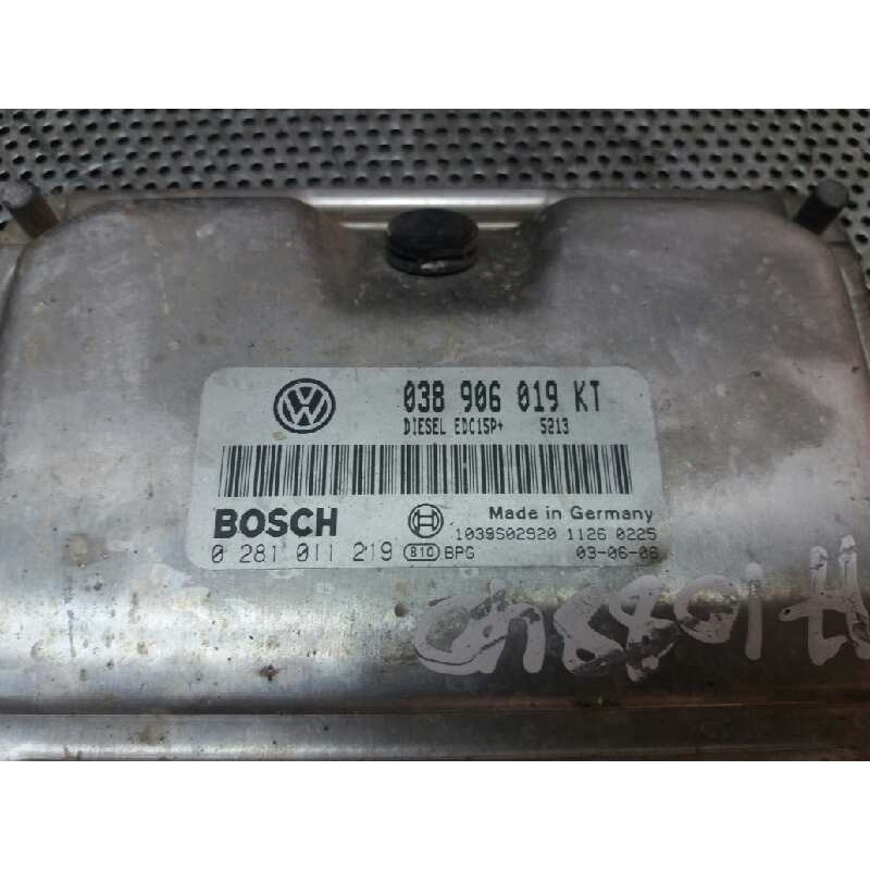 Recambio de centralita motor uce para seat ibiza (6l1) 1.9 tdi referencia OEM IAM 038906019KT 0281011219 - Negro 2