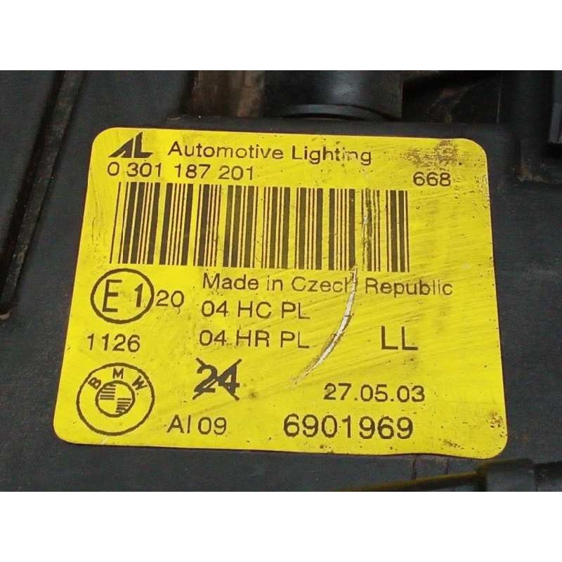 Recambio de faro izquierdo para bmw serie 3 compact (e46) 316ti referencia OEM IAM 0301187201 - Blanco 2