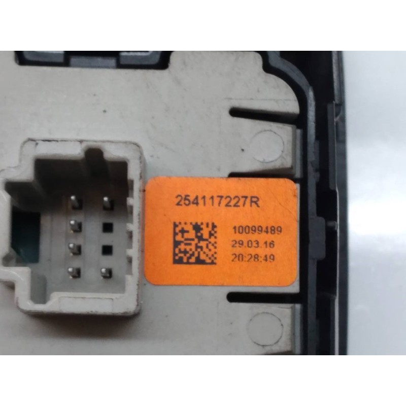 Recambio de mando elevalunas delantero izquierdo para smart fortwo coupe basis (66kw) (453.344) referencia OEM IAM 254117227R - Gris 4