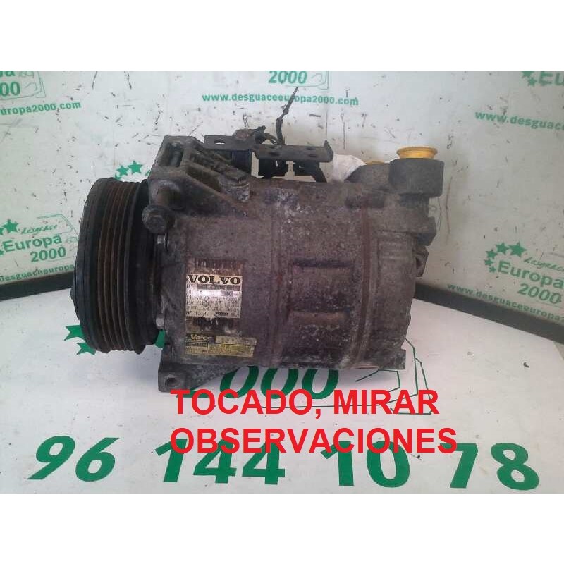 Recambio de compresor aire acondicionado para volvo v70 familiar 2.4 diesel cat referencia OEM IAM Z0002259D Z0002259D VALEO