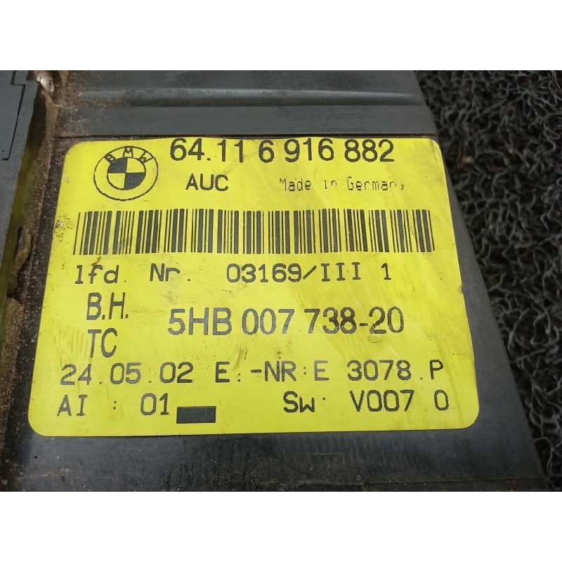Recambio de mando climatizador para bmw serie 3 compact (e46) 316ti referencia OEM IAM 64116916882 5HB00773820 - Blanco 2