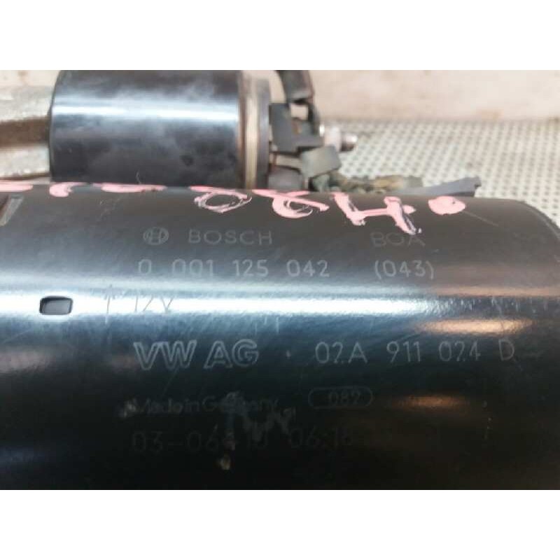 Recambio de motor arranque para seat ibiza (6l1) 1.9 tdi referencia OEM IAM 0001125042 - Negro 2