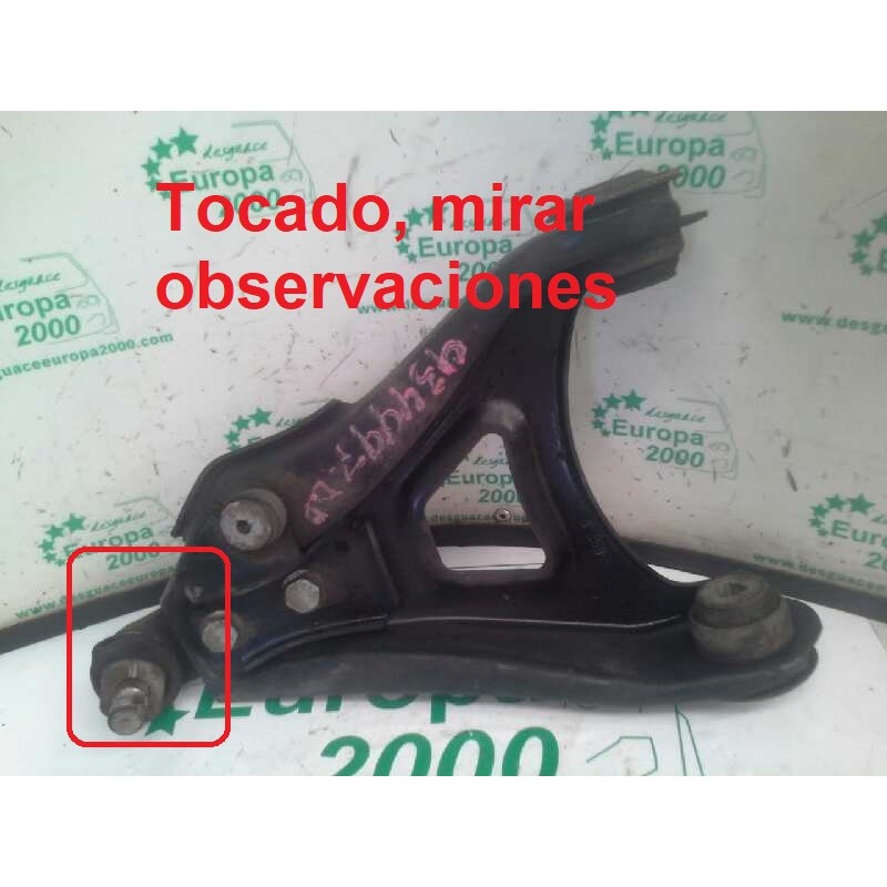 Recambio de brazo suspension inferior delantero derecho para renault clio ii fase ii (b/cb0) 1.5 dci diesel referencia OEM IAM - Azul