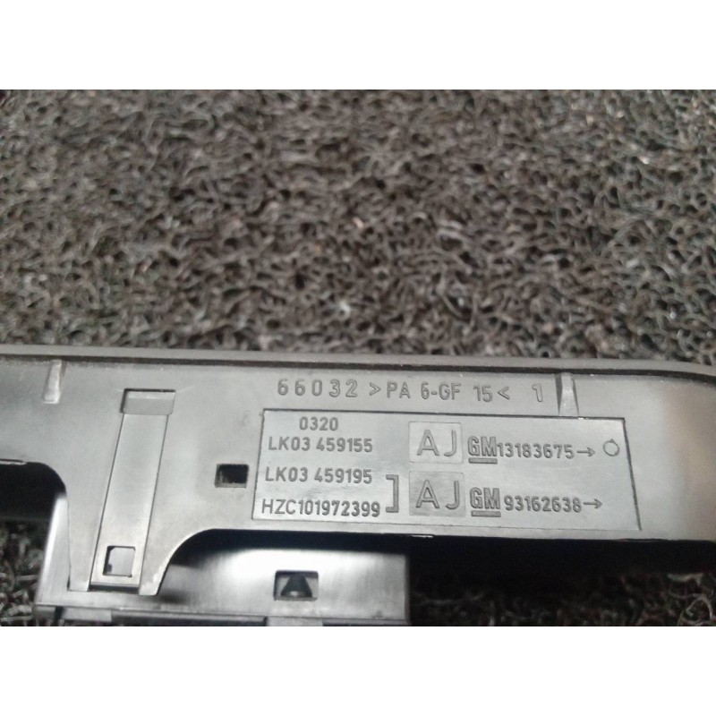 Recambio de mando elevalunas delantero derecho para opel astra h berlina cosmo referencia OEM IAM 13183675 - Negro 4