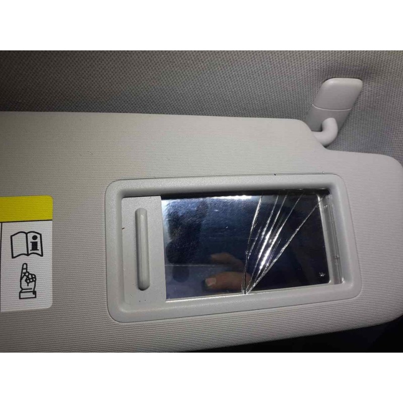 Recambio de parasol derecho para seat arona xcellence edition referencia OEM IAM - Blanco 2
