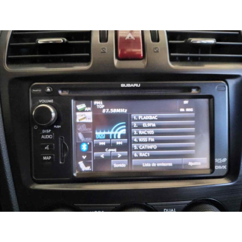 Recambio de sistema audio / radio cd para subaru xv executive referencia OEM IAM - Gris 2