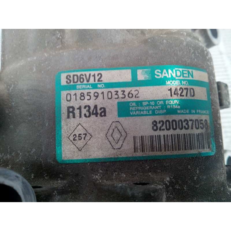 Recambio de compresor aire acondicionado para renault clio ii fase ii (b/cb0) 1.2 referencia OEM IAM 8200037058 1427D SANDEN - Azul 2