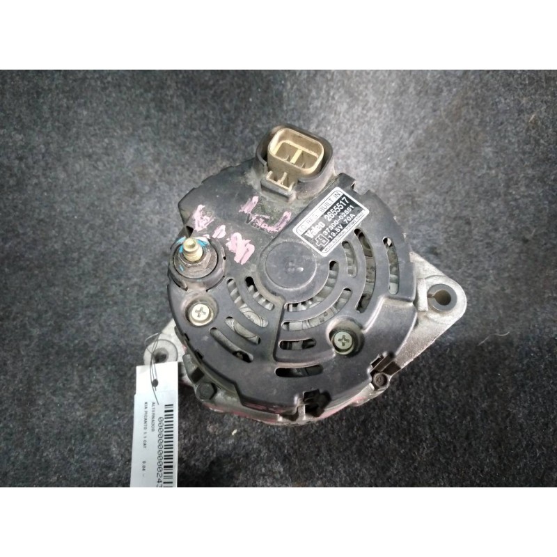 Recambio de alternador para kia picanto 1.1 cat referencia OEM IAM 2655517 142492 VALEO 4