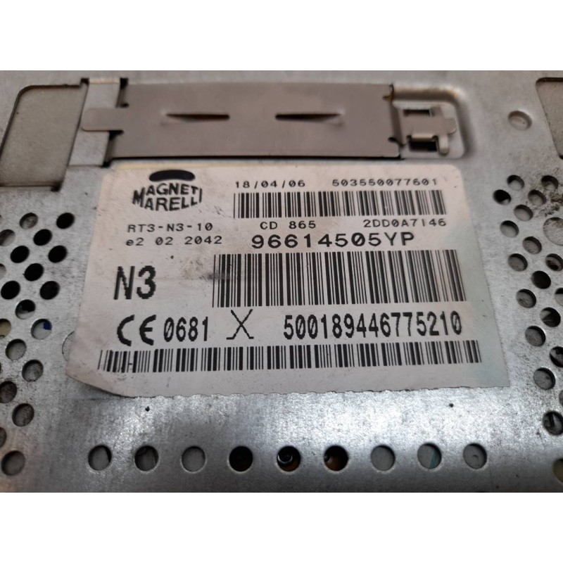 Recambio de sistema navegacion gps para peugeot 407 feline referencia OEM IAM 9661552380 96614505YP 9647427980 6