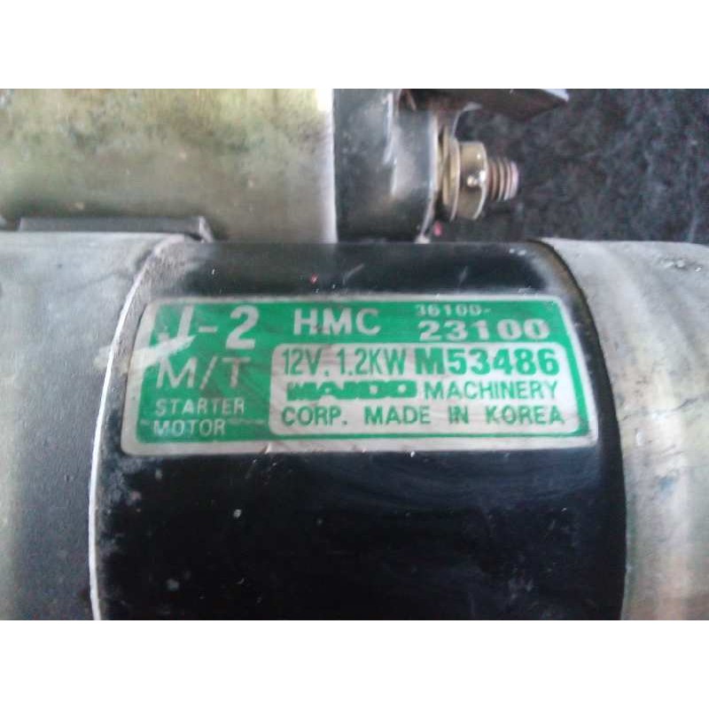 Recambio de motor arranque para hyundai lantra berlina (rd) referencia OEM IAM 3610023100 M53486 MANDO 5