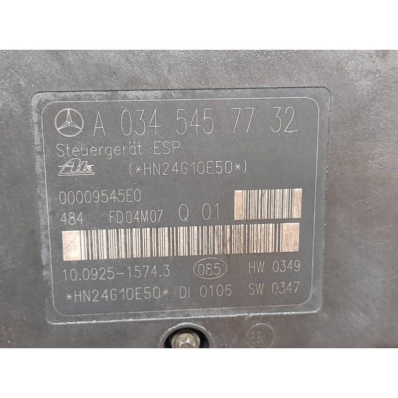 Recambio de abs para mercedes-benz clase c (w203) familiar c 270 t cdi (203.216) referencia OEM IAM A0054312912 10020404394 A034 2