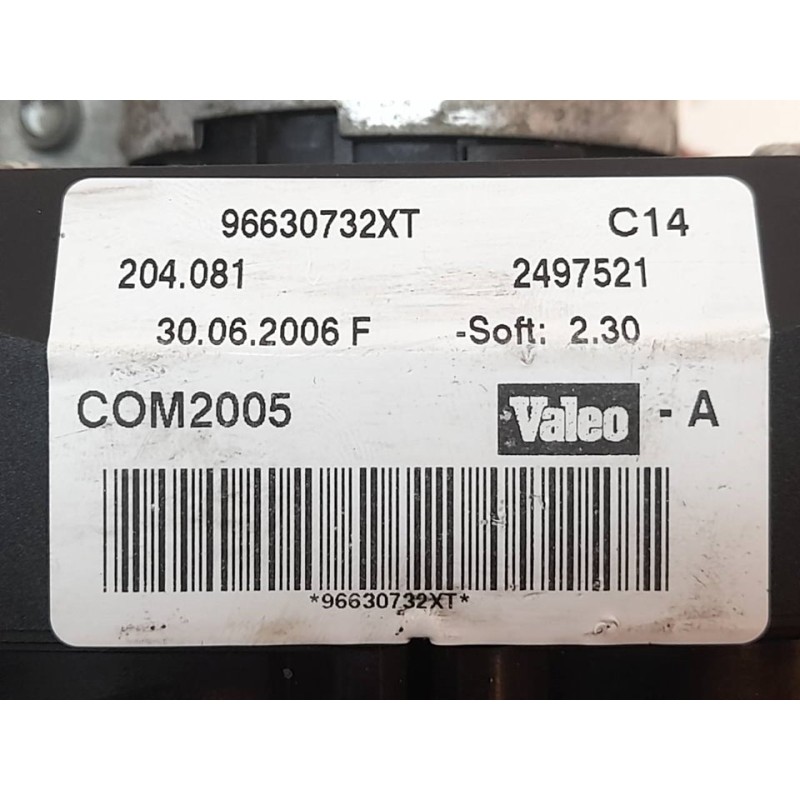 Recambio de mando luces para peugeot 207 x-line referencia OEM IAM 96630732XT - Negro 3