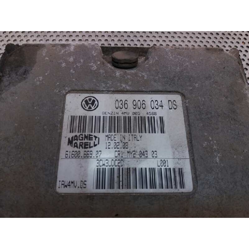 Recambio de centralita motor uce para seat leon (1m1) 1.6 16v referencia OEM IAM 0360906034DS - Negro 2