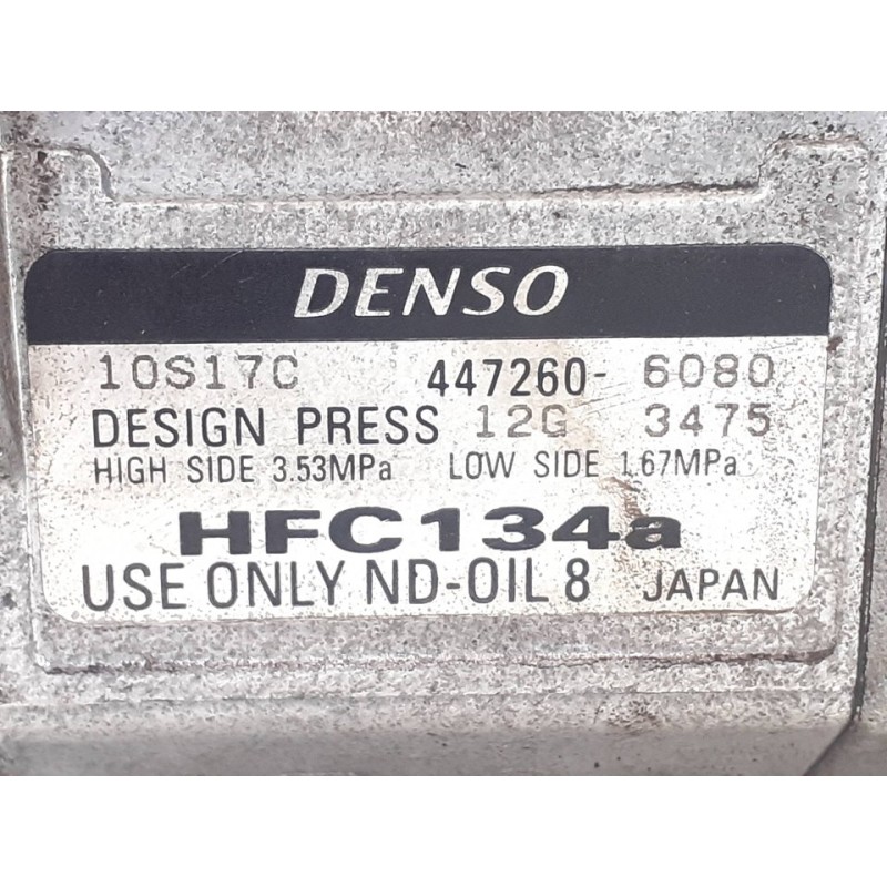 Recambio de compresor aire acondicionado para honda accord berlina (cl/cn) 2.2i ctdi sport referencia OEM IAM 4472606080 4