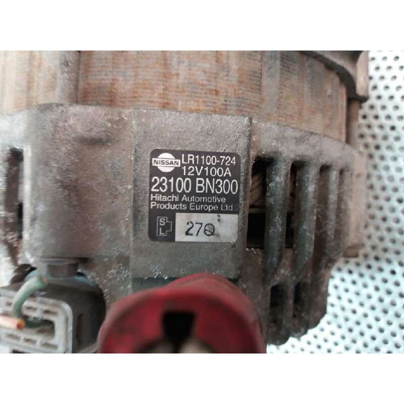 Recambio de alternador para nissan almera tino (v10m) 2.2 16v turbodiesel cat referencia OEM IAM 23100BN300 - Blanco 3