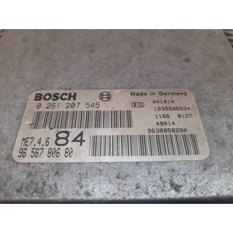 Recambio de centralita motor uce para citroën c8 3.0 v6 exclusive automático referencia OEM IAM 0261207545 9656780680 BOSCH 3