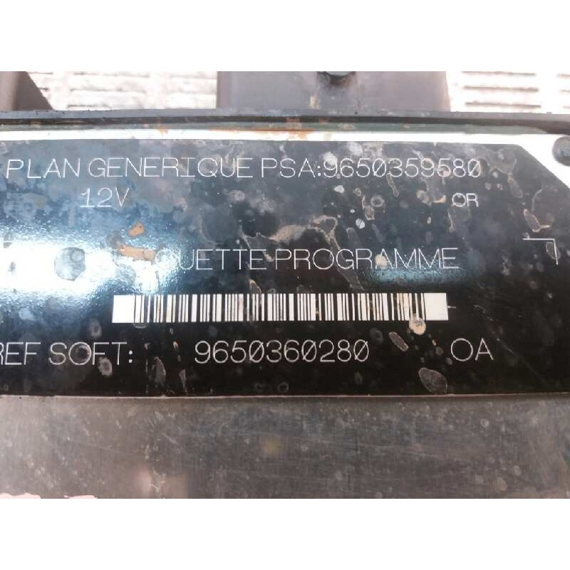 Recambio de centralita motor uce para peugeot partner (s2) 1.9 diesel referencia OEM IAM 9650360280 9650359580 R04080034 - Blanco 3