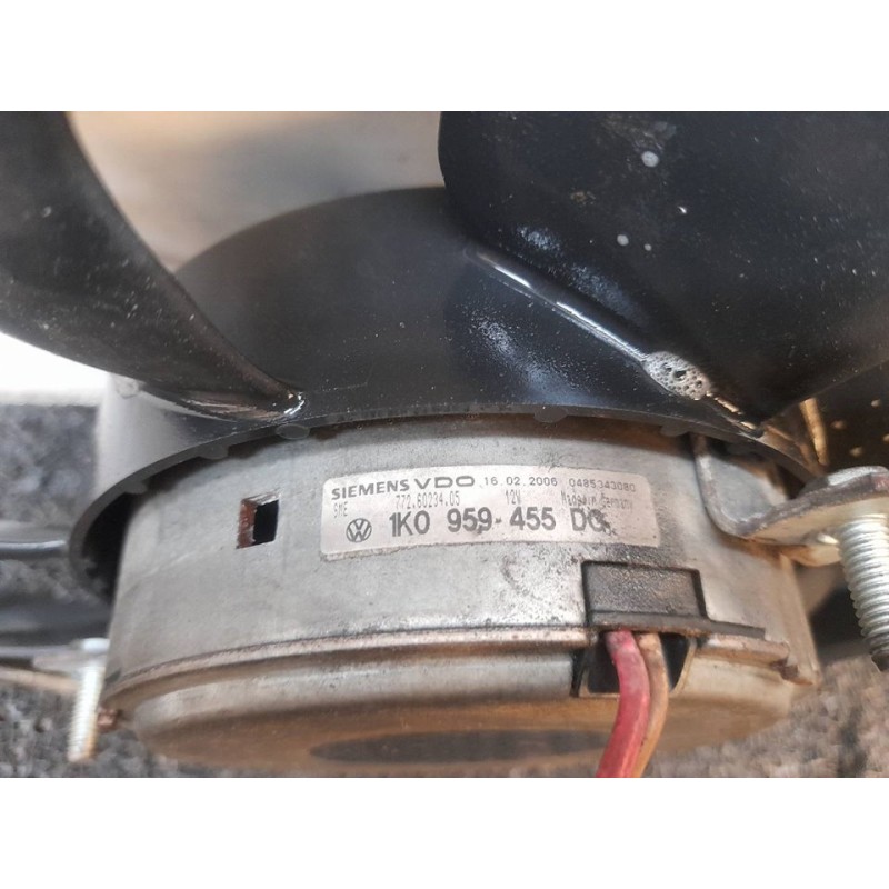 Recambio de electroventilador para seat leon (1p1) sport referencia OEM IAM 1K0959455DG  SIEMENS / VDO - Rojo 4