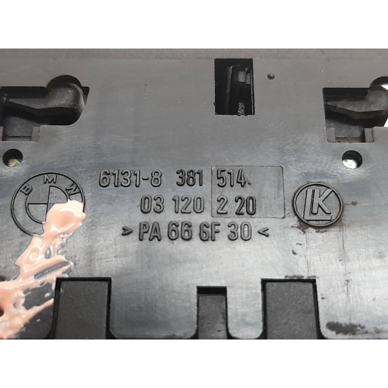 Recambio de mando elevalunas delantero derecho para bmw serie 3 berlina (e46) 320d referencia OEM IAM 61318381514 - Negro 2