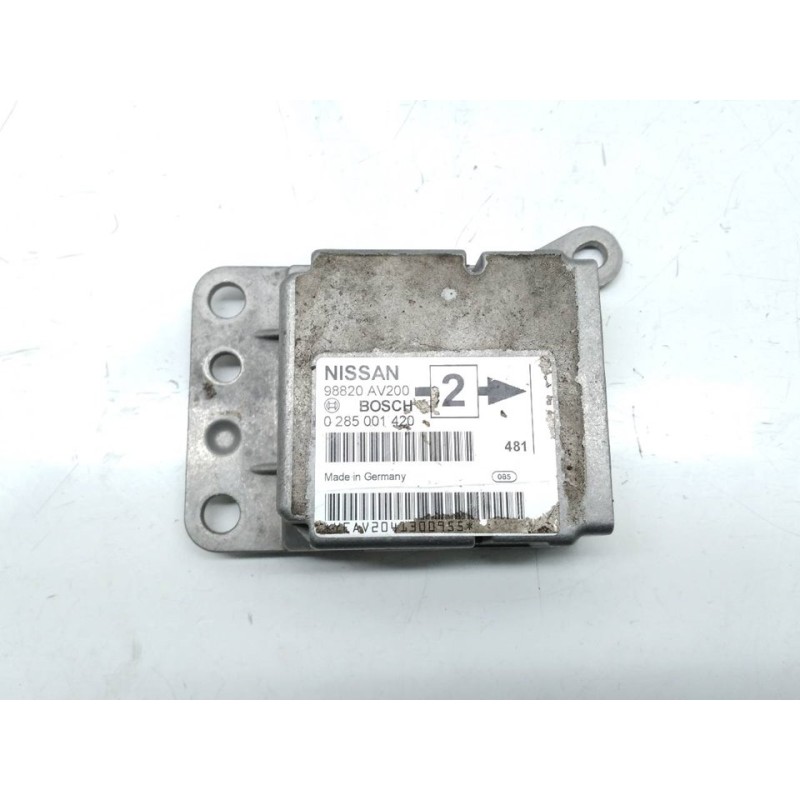 Recambio de centralita airbag para nissan primera berlina (p12) 1.9 16v turbodiesel cat referencia OEM IAM 98820AV200 0285001420