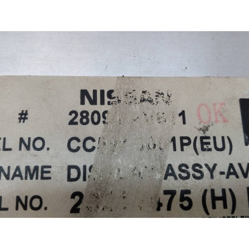 Recambio de pantalla multifuncion para nissan primera berlina (p12) acenta referencia OEM IAM 28090AV611 2