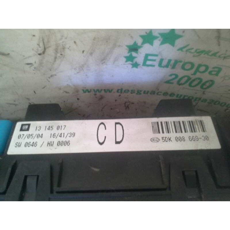Recambio de caja reles / fusibles para opel astra h ber. 1.7 16v cdti referencia OEM IAM 13145017  5DK00866930 - Negro 2