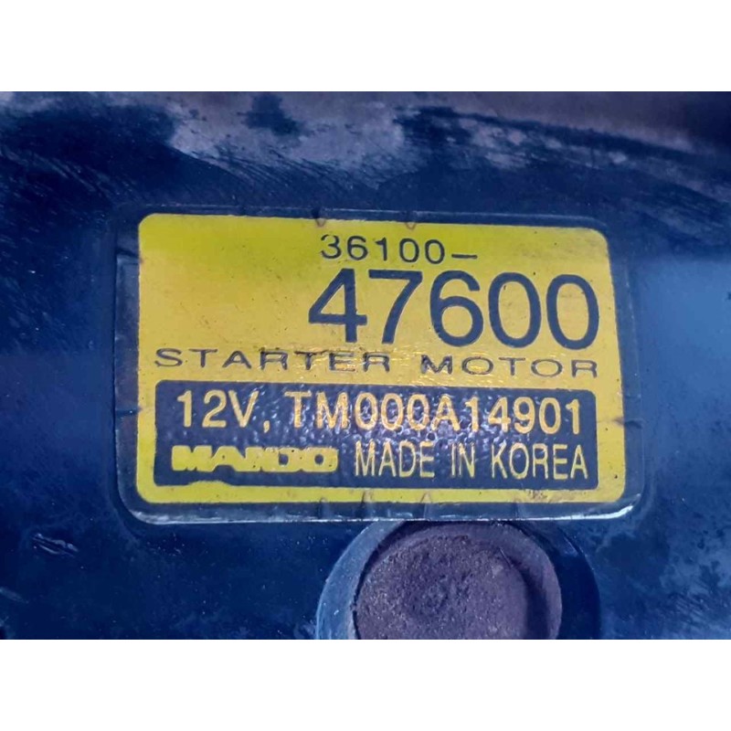 Recambio de motor arranque para hyundai h 1 starex h 1 starex td referencia OEM IAM 3610047600 2
