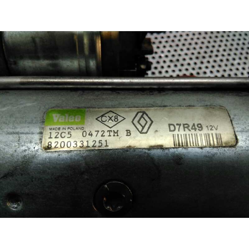 Recambio de motor arranque para renault laguna ii (bg0) 1.9 dci diesel referencia OEM IAM 8200331251 2