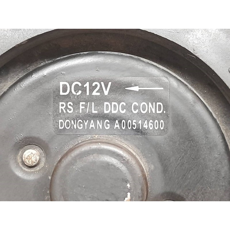 Recambio de electroventilador radiador aire acondicionado para kia carens 2.0 turbodiesel cat referencia OEM IAM A00514600  DOOW - Gris 2