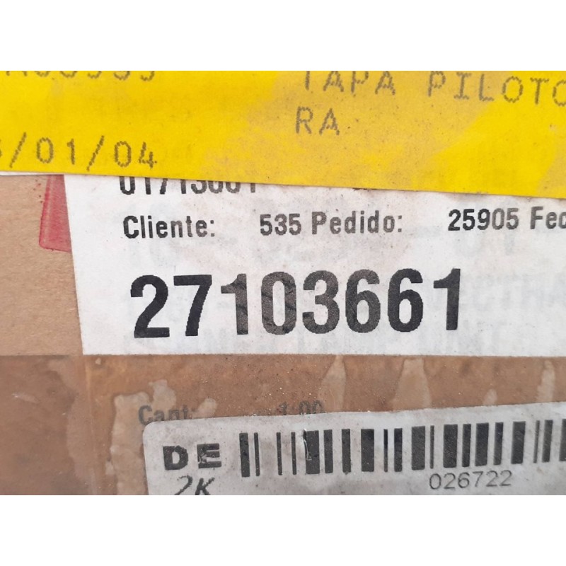Recambio de piloto delantero izquierdo para opel vectra a referencia OEM IAM 27103661 26722 2