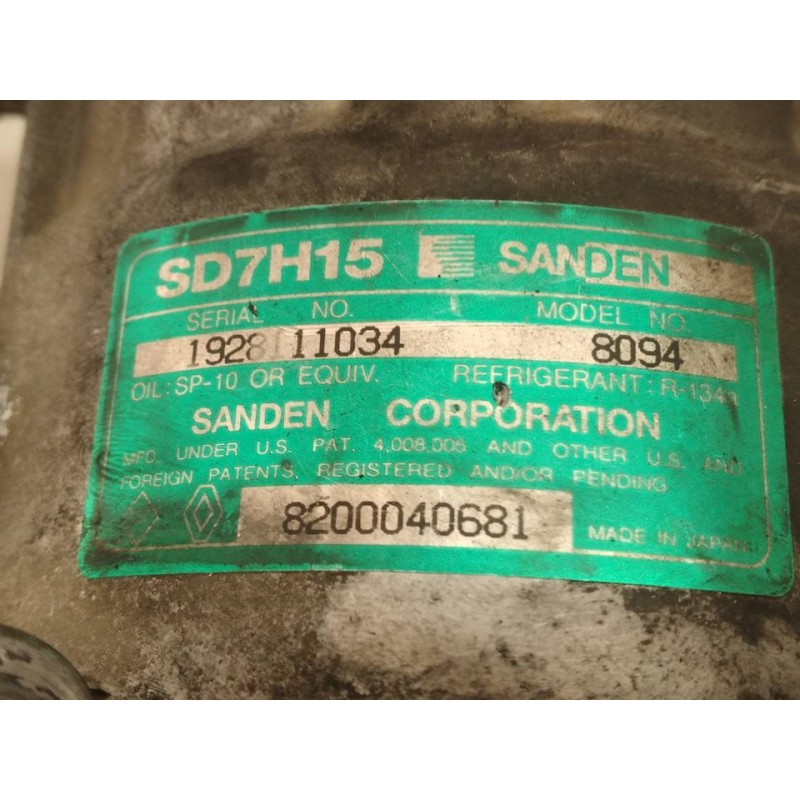 Recambio de compresor aire acondicionado para volvo s40 berlina 1.9 diesel cat referencia OEM IAM SD7H15 SANDEN 8094 - Verde 6