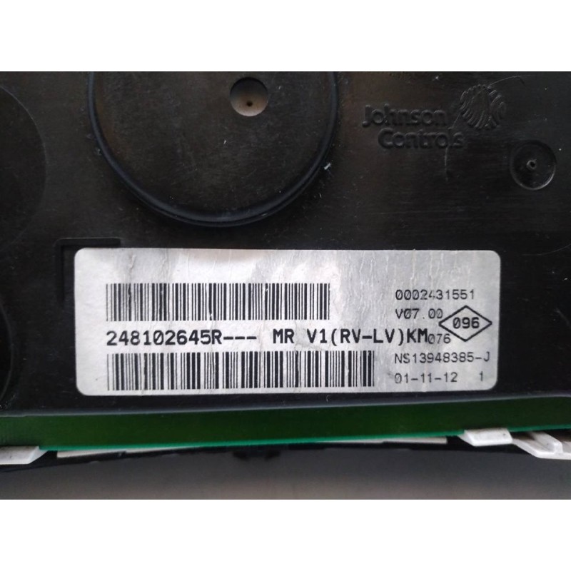 Recambio de cuadro instrumentos para dacia sandero laureate referencia OEM IAM 248102645R - Blanco 3