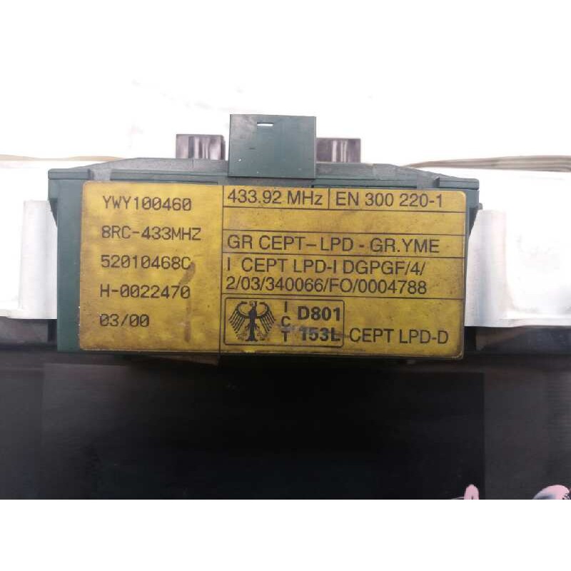 Recambio de cuadro instrumentos para land rover freelander (ln) 2.0 turbodiesel referencia OEM IAM YWY100460 8RC433MHZ - Blanco 2