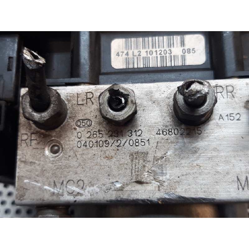 Recambio de abs para fiat panda (169) 1.2 cat referencia OEM IAM 0265800306 0265231312 BOSCH - Rojo 2