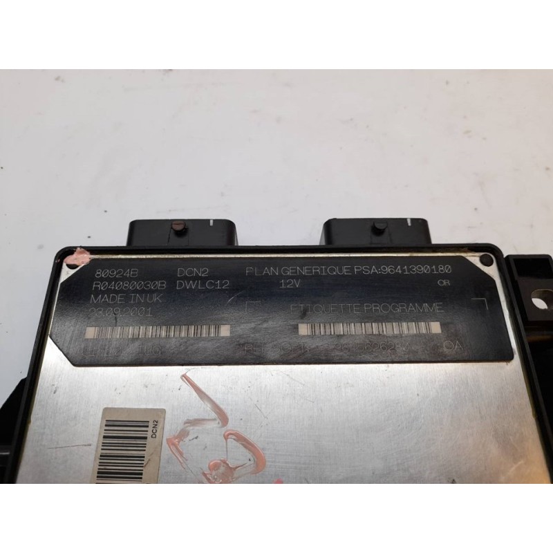Recambio de centralita motor uce para peugeot 206 berlina 1.9 diesel referencia OEM IAM 9645626280 9641390180 - Azul 2